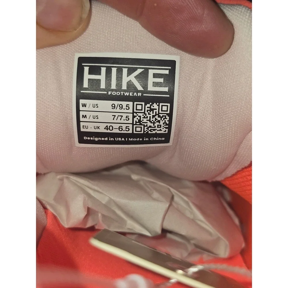 NWT Hike‎ Footwear Stride Orange Minimalist Barefoot Unisex EU 40 WMNS 9